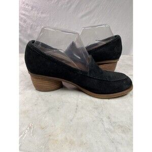 Sofft Cassia 7 Black Suede Leather Loafers